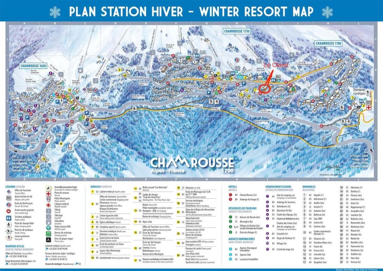 Charmant studio cabine COCOON à 100 m des pistes Chamrousse Exterior foto